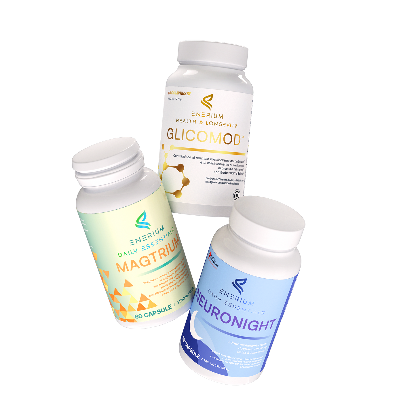 Gut & Metabolic Stack — Enterozen + Glicomod + Magtrium
