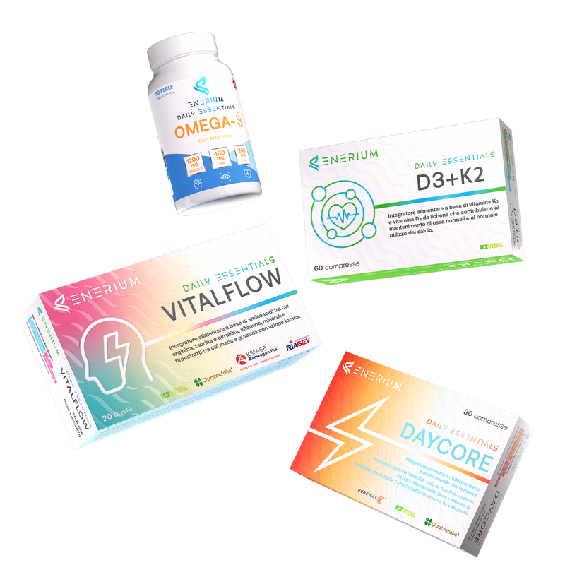 Longevity & Energy Stack — VitalFlow + DayCore + Omega-3 + D3+K2