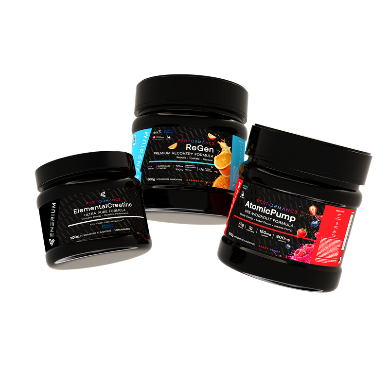 Performance Stack — AtomicPump + ReGen + Elemental Creatine